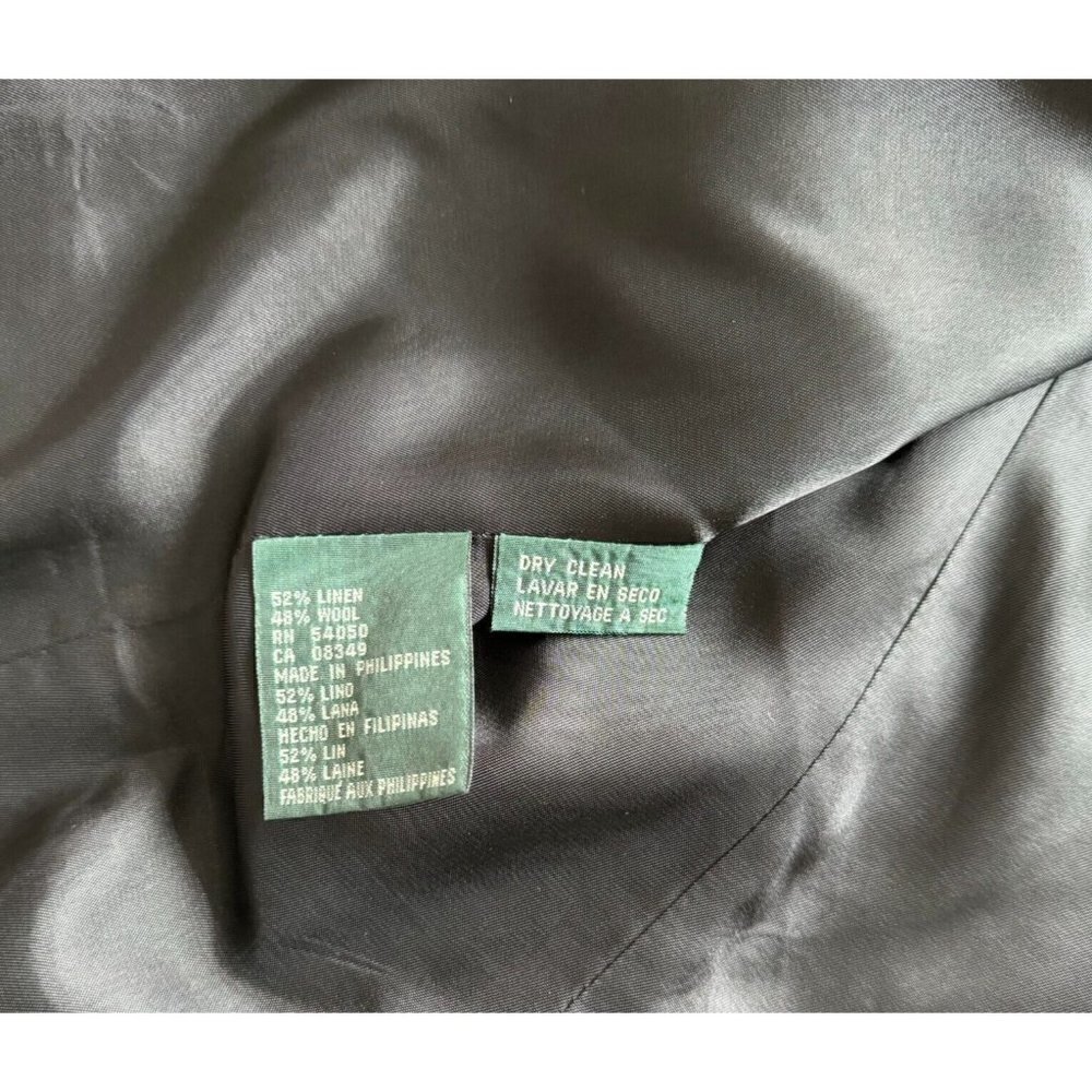 Lauren Ralph Lauren 2-Button Jacket Versatile Office Attire Beige 6 - Picture 5 of 9